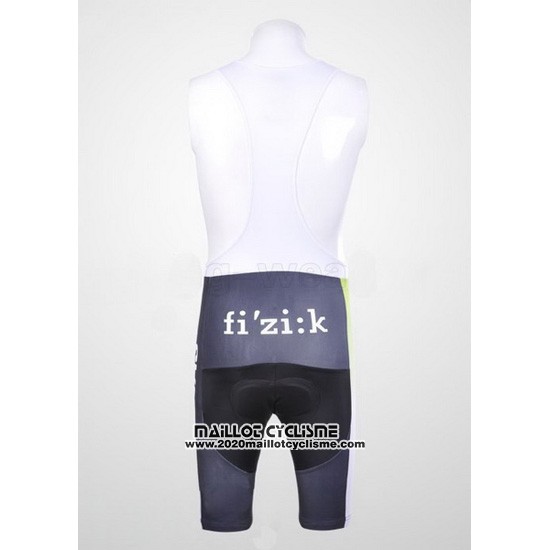 2011 Maillot Ciclismo Liquigas Cannondale Noir et Vert Manches Courtes et Cuissard